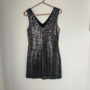 vintage express, mini glitter dress 🪩